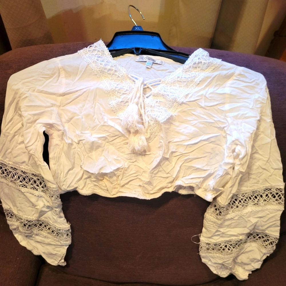 Lace crop top